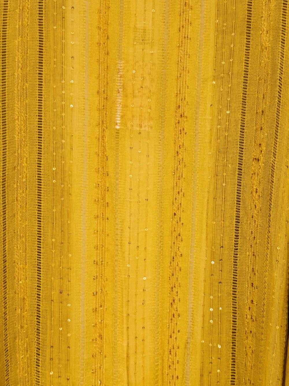 NWT Free People Golden Yellow Sequin Kimono | Boho Whimsigoth Coastal Cowgirl OS - Picture 10 of 16